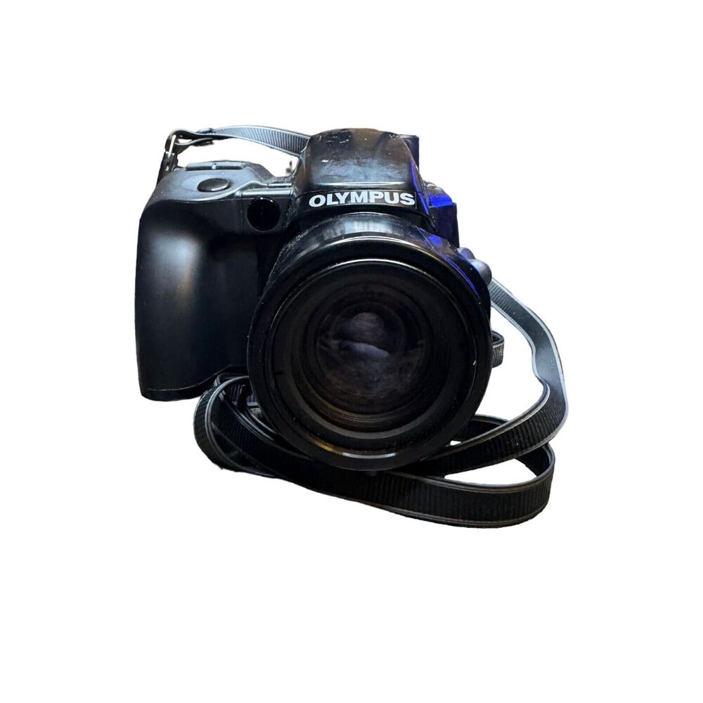 Vtg Olympus iS-1 Quartzgate Camera Black Autofocus 35mm Film35-135mm Lens Tested
